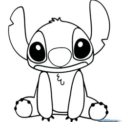 The Highest Standard Lilo And Stitch Coloring Pages Cute Printable Disney
