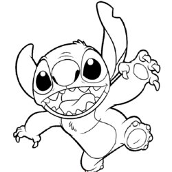 Stitch Coloring Pages For Educative Printable Print Sheets Disney Kids Cool Angel Fun Via