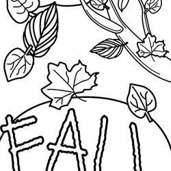 Outstanding Free Printable Fall Coloring Pages For Kids Best