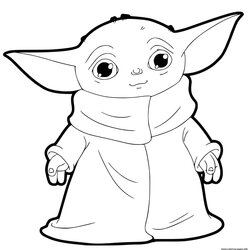 Terrific Coloring Pages Home Yoda