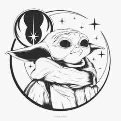 Marvelous By On Yoda Silhouette Artwork