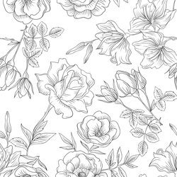 Tremendous Free Floral Printable Colouring Sheets Gathering Beauty Coloring Page