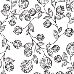 Marvelous Floral Pattern Coloring Pages