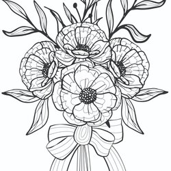 Admirable Printable Flower Coloring Pages For Adults Kids Freebie Finding Mom