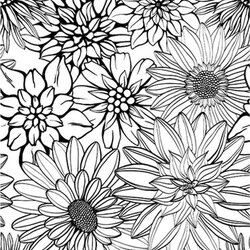 Wonderful Get This Detailed Flower Coloring Pages For Adults Printable Fit