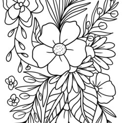 The Highest Quality Free Floral Coloring Page Instant Digital Download Audrey