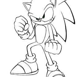 Peerless Hyper Sonic The Hedgehog Coloring Pages Never Give Up Page