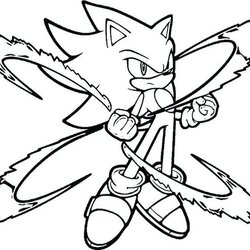 Exceptional Hyper Sonic Coloring Pages Home