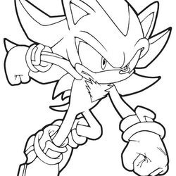 Perfect Hyper Sonic The Hedgehog Coloring Pages Super