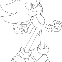 Eminent Sonic Coloring Pages Kids Print