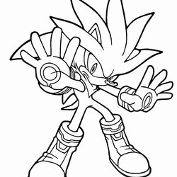 Admirable Hyper Sonic The Hedgehog Coloring Pages Teenagers