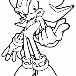 Sublime Hyper Sonic The Hedgehog Pages Coloring Super Shadow Drawing