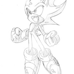 Hyper Sonic Coloring Pages Home