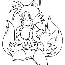 Fantastic Sonic Friend Knuckles Kids Coloring Pages For Children