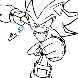Great Hyper Sonic The Hedgehog Coloring Pages Luigi Knuckles Tails