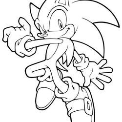 Superior Hyper Sonic Coloring Pages Home