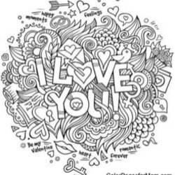 Wizard Free Printable Love Coloring Pages For Adults