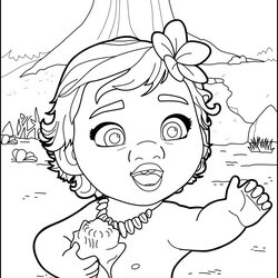 Admirable Maui Coloring Pages At Free Printable