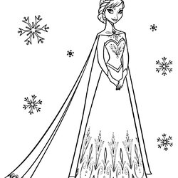 Capital Elsa Coloring Pages To Download And Print For Free Colouring Printable Kids Color Girls Cat