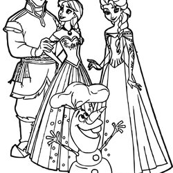 Terrific Disney Frozen Elsa Drawing Free Download On Coloring Pages