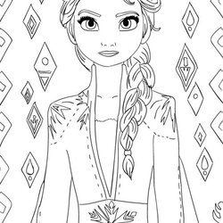 Perfect Elsa Coloring Pages From Frozen Cristina Is Painting Colouring Olaf Fever Mermaid Anna