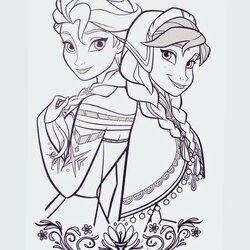 Admirable Coloring Pages Elsa From Frozen Free Printable