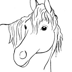 Outstanding Horse Coloring Page Samantha Bell Printable Print Today