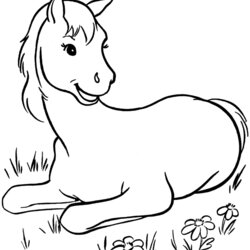 Tremendous Horse Coloring Pages To Download And Print For Free