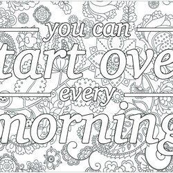 Get This Printable Adult Coloring Pages Quotes Am Enough Quote