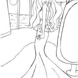 Admirable Barbie Coloring Pages Online Free Home Secret