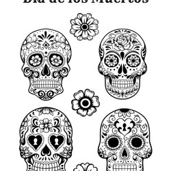 Peerless Get This Free Coloring Pages To Print Printable Skull Skulls Sugar Tattoo Halloween Sheets Colouring