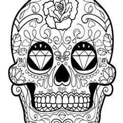 The Highest Standard Skull Coloring Pages For Adults Mandala Halloween Book