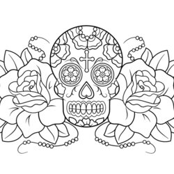 Preeminent Coloring Pages Free Images Skulls Wonder Day