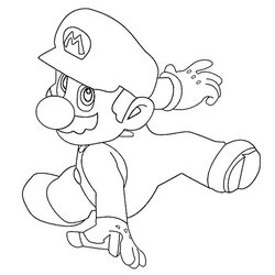 Smash Brothers Coloring Pages At Free Download Bros Super Flash