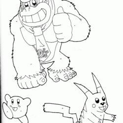 Exceptional Super Smash Bros Coloring Pages Home Brothers Printable Ultimate Colouring Popular Library