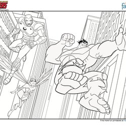 Printable Avengers Coloring Pages Disney Hulk Iron Man Lego War Marvel Machine Super Superhero Kids Para