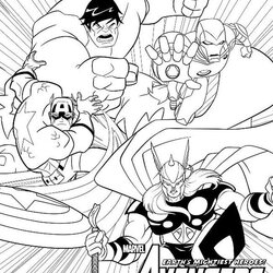 Avengers Coloring Pages Best For Kids