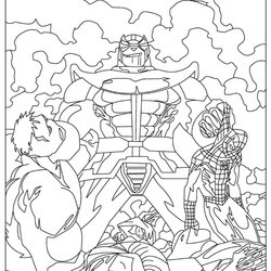 Free Avengers Coloring Pages Your Kids Will Love Download Illustration