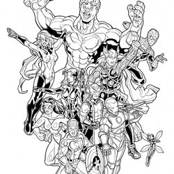 Superb Get This Marvel Avengers Coloring Pages Fit