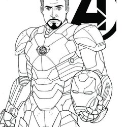 Out Of This World Printable Avengers Colouring Pages Favorite Iron Man Stark Coloring