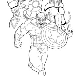 Perfect View Avengers Coloring Pages For Toddlers