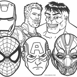 Peerless Avengers Coloring Pages
