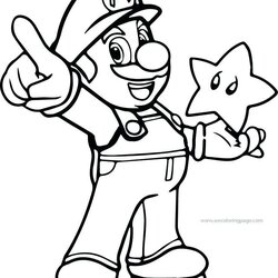 Great Image Result For Luigi And Mario Coloring Pages Super