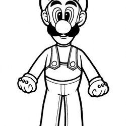 Legit Free Printable Luigi Coloring Pages For Kids Mario Super Brothers Bros