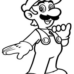 The Highest Standard Mario And Luigi Printable Coloring Pages