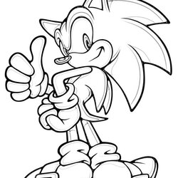 Smashing Best Images About Sonic Coloring Pages On Pictures To Hedgehog Printable Colouring Sheets Book