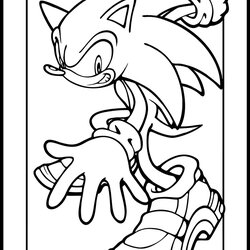 Marvelous Sonic Coloring Pages Team Colors Games Printable Drawing Color Sheets Super Print Kids Yellow For