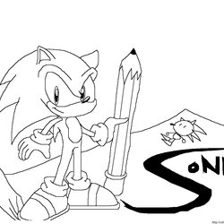 Wonderful Free Printable Sonic The Hedgehog Coloring Pages For Kids Riders Print Colouring Style Template