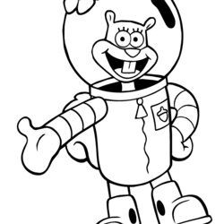 Outstanding Characters Coloring Pages Home Printable Sandy