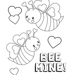 Excellent Cute Day Coloring Pages For Kids Crazy Little Projects Valentines Valentine Printable Peek Sample